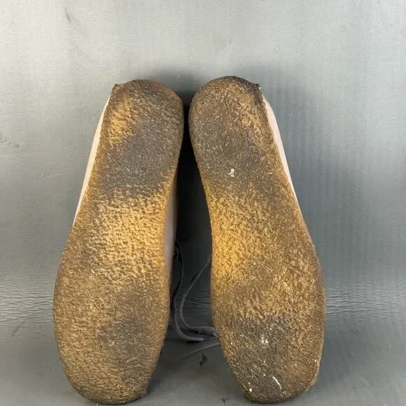 Clarks Originals Mens Natalie Grey Suede Shoes size 12